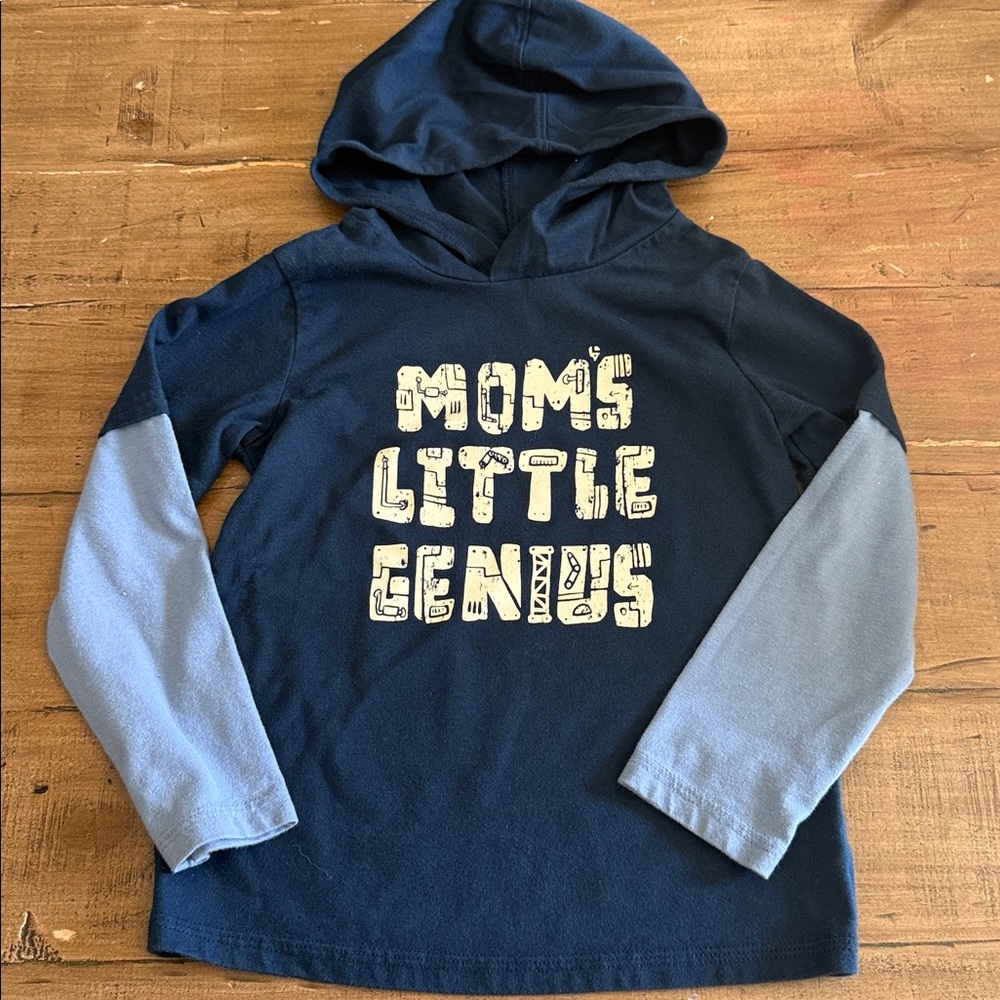 5 for $25 bundle🌈 Garanimals blue hoodie long sleeve top boys size 5t